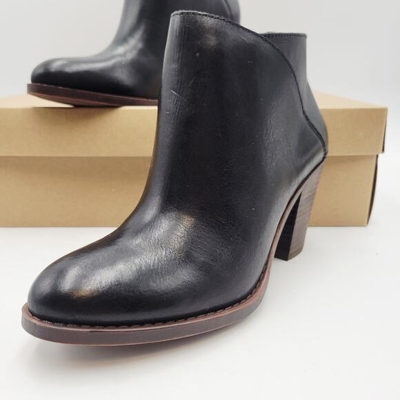 Lucky Brand Eesa Block Heel Booties Women’s Black Sz 6M - Picture 6 of 10